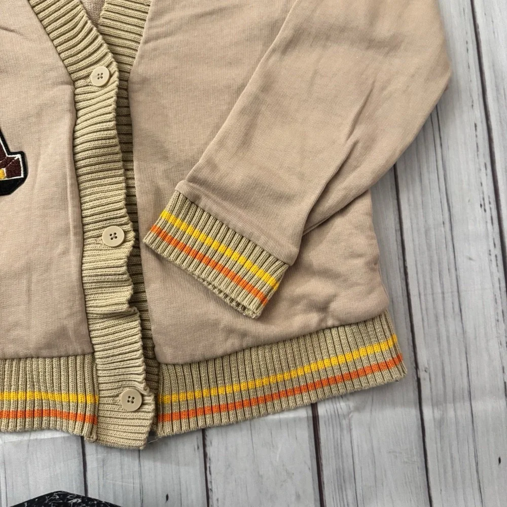 Adidas Originals Class of 72  Size XS Chenille Cardigan Mineral Women's - Picture 4 of 9
